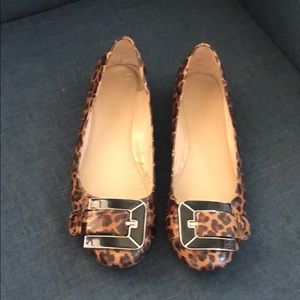 Franco Sarto leopard print flats